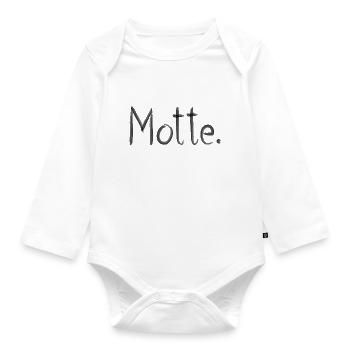 MOTH - Organic Longsleeve Baby Bodysuit - white - Front