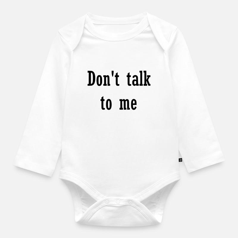 Cooler Spruch - Baby Bio-Langarm-Body - Weiß