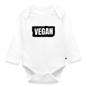 vegan - Vegan - Baby Bio-Langarm-Body - Weiß - Vorne