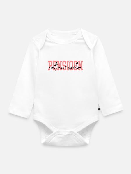Pension - Baby Bio-Langarm-Body - Weiß
