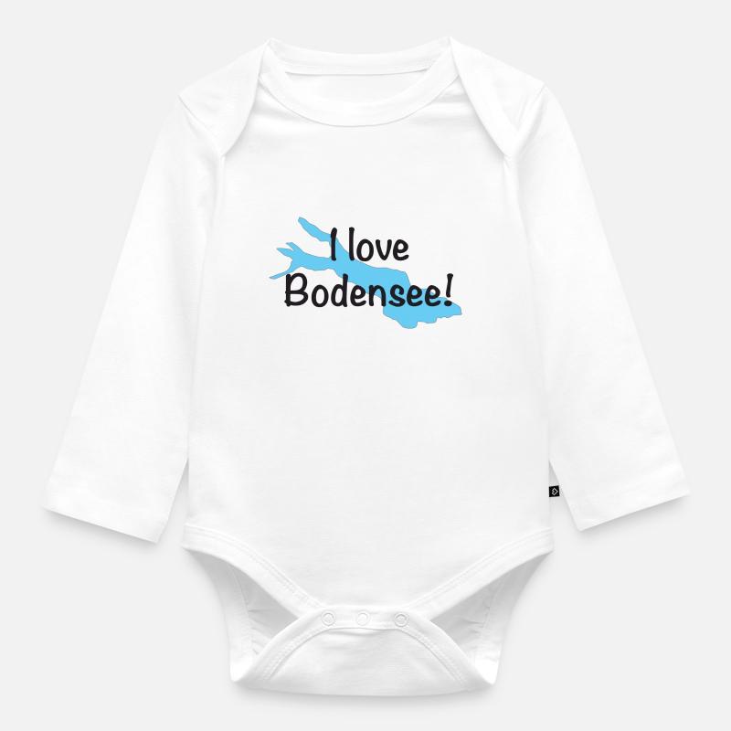 bodensee - Baby Bio-Langarm-Body - Weiß