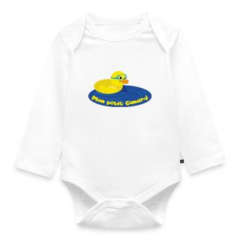 Mon petit Canard - Body Bébé bio manches longues - blanc - Devant