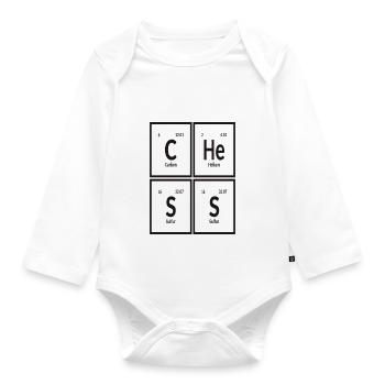 | d’échecs Tableau périodique des éléments - Body Bébé bio manches longues - blanc - Devant