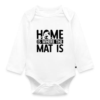 Grappling Martial Arts Wrestling - Baby Bio-Langarm-Body - Weiß - Vorne