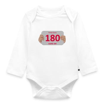 180 - Baby Bio-Langarm-Body - Weiß - Vorne