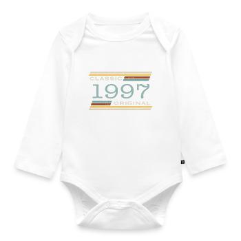 Vintage 1997, Classique, Original(e) - Body Bébé bio manches longues - blanc - Devant
