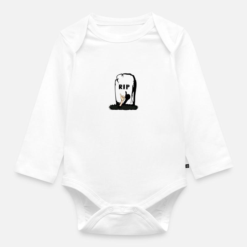 RIP - Body Bébé bio manches longues - blanc