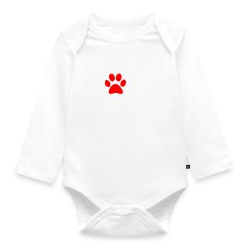 I love my Cheagle I Chihuahua Beagle Mix - Baby Bio-Langarm-Body - Weiß - Vorne