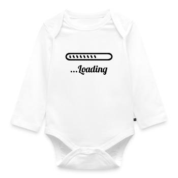 loading - Baby Bio-Langarm-Body - Weiß - Vorne