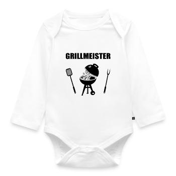 BBQ - Baby Bio-Langarm-Body - Weiß - Vorne