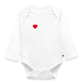 I love irish boys - Organic Longsleeve Baby Bodysuit - white - Front