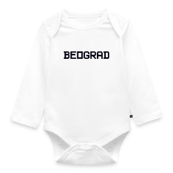 Belgrade Belgrade - Organic Longsleeve Baby Bodysuit - white - Front