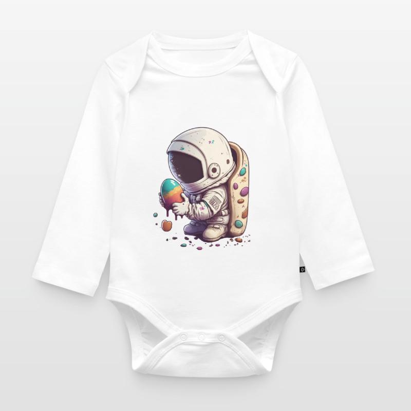 Easter Easter Bunny Easter Eve Easter Sunday Easter Egg Spring Organic Longsleeve Baby Bodysuit
