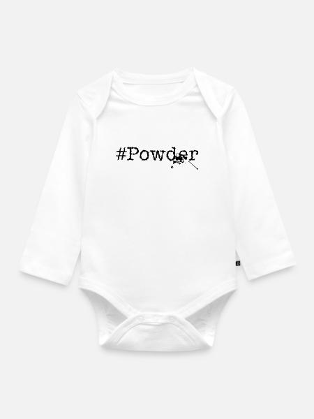 powder x - Baby Bio-Langarm-Body - Weiß