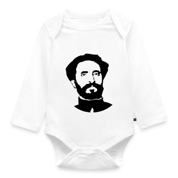 Reggae - Baby Bio-Langarm-Body - Weiß - Vorne