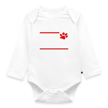 le chien de garde - Body Bébé bio manches longues - blanc - Devant