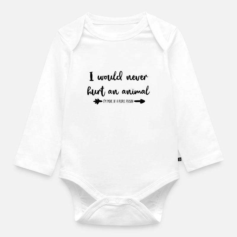Tierschützer - Baby Bio-Langarm-Body - Weiß
