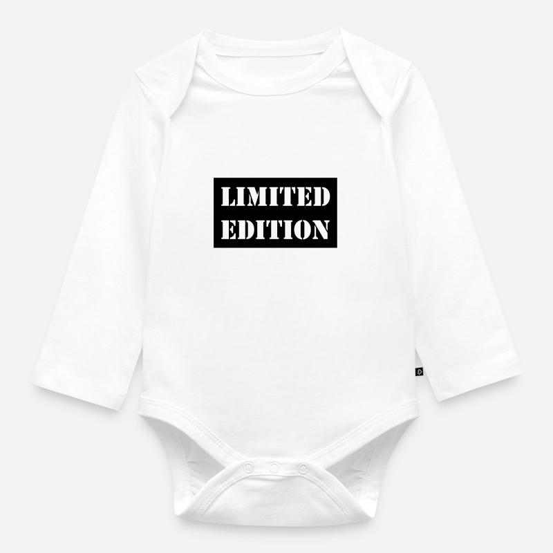 Édition limitée - Body Bébé bio manches longues - blanc