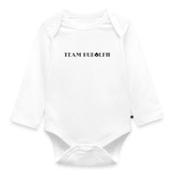 Team Rudolph - Body Bébé bio manches longues - blanc - Devant