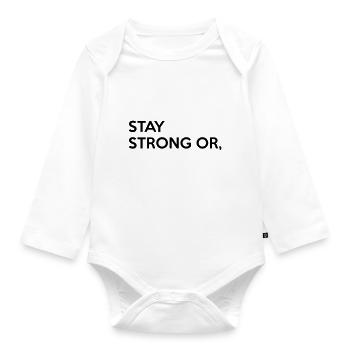 Volleyball Player - Baby Bio-Langarm-Body - Weiß - Vorne