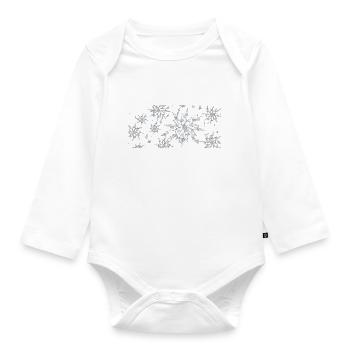 star - Baby Bio-Langarm-Body - Weiß - Vorne
