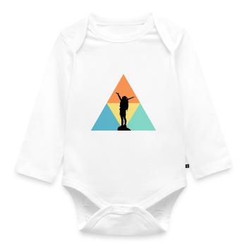 Reise - Baby Bio-Langarm-Body - Weiß - Vorne