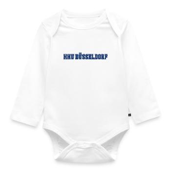 HHU Duesseldorf University Gift College - Organic Longsleeve Baby Bodysuit - white - Front