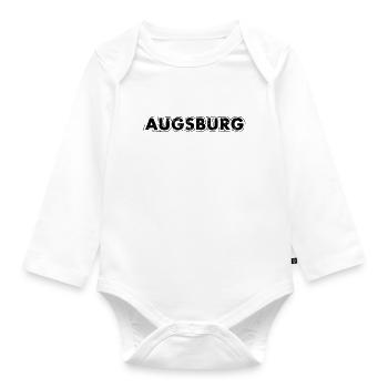 Augsburg - Baby Bio-Langarm-Body - Weiß - Vorne