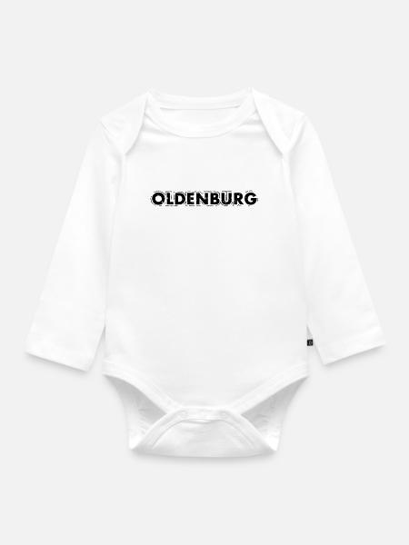 Oldenburg - Baby Bio-Langarm-Body - Weiß