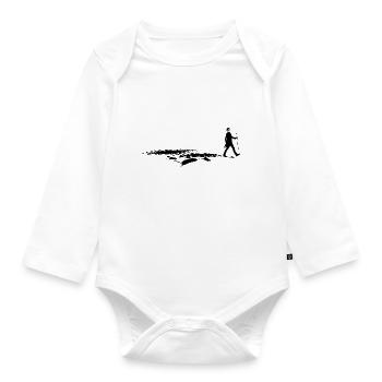 Rats! - Organic Longsleeve Baby Bodysuit - white - Front