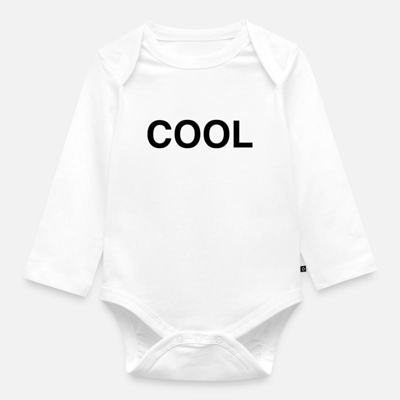 COOL - Body Bébé bio manches longues - blanc