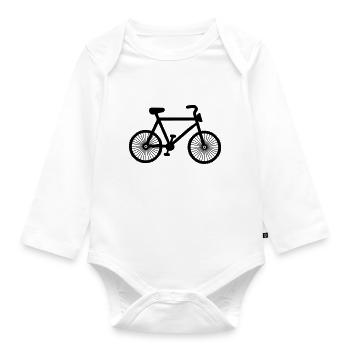 VELO - Baby Bio-Langarm-Body - Weiß - Vorne