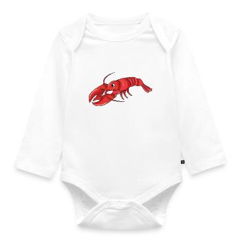 Hummer - Baby Bio-Langarm-Body - Weiß - Vorne