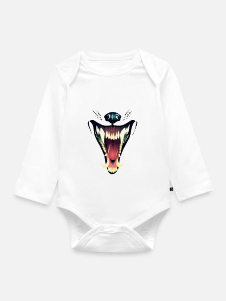 WereWHAT?! - Baby Bio-Langarm-Body - Weiß