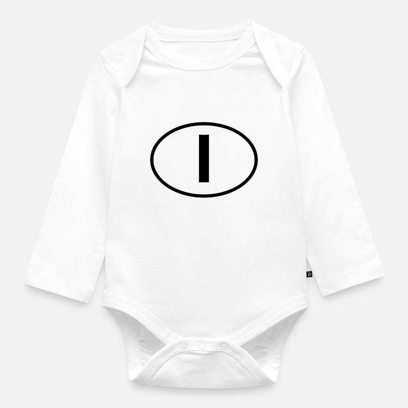 I - Body Bébé bio manches longues - blanc