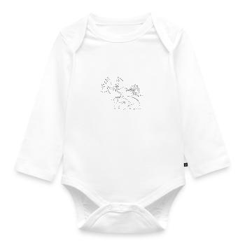 Peace – Homage to Picasso - Organic Longsleeve Baby Bodysuit - white - Front