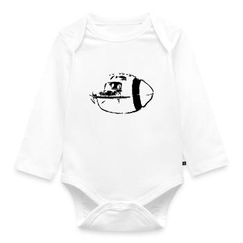 American Football American Vector Pride - Organic Longsleeve Baby Bodysuit - white - Front