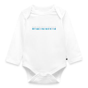 Vous n’êtes pas d’accord avec moi - Body Bébé bio manches longues - blanc - Devant