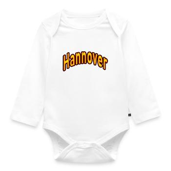 Hannover - Baby Bio-Langarm-Body - Weiß - Vorne
