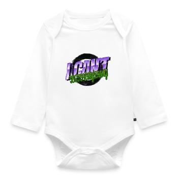 Super heureux majeur en biotechnologie - Body Bébé bio manches longues - blanc - Devant