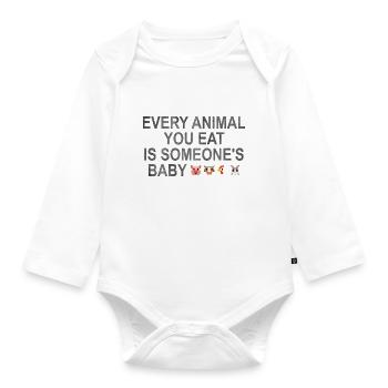Someone's Baby - Baby Bio-Langarm-Body - Weiß - Vorne