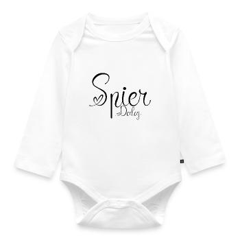 Spirda Polish - Organic Longsleeve Baby Bodysuit - white - Front