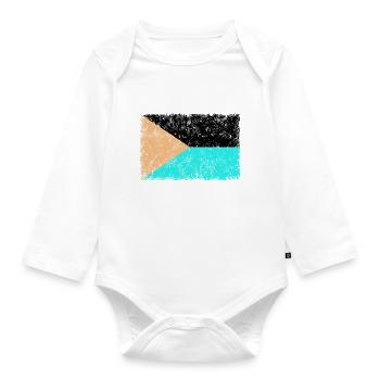 République tchèque INVERS - Body Bébé bio manches longues - blanc - Devant