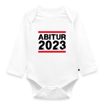 High school graduation 2023 - Organic Longsleeve Baby Bodysuit - white - Front