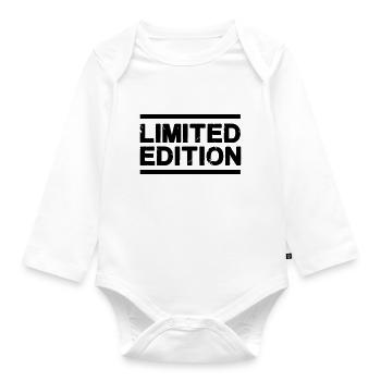 Limited Edition - Baby Bio-Langarm-Body - Weiß - Vorne