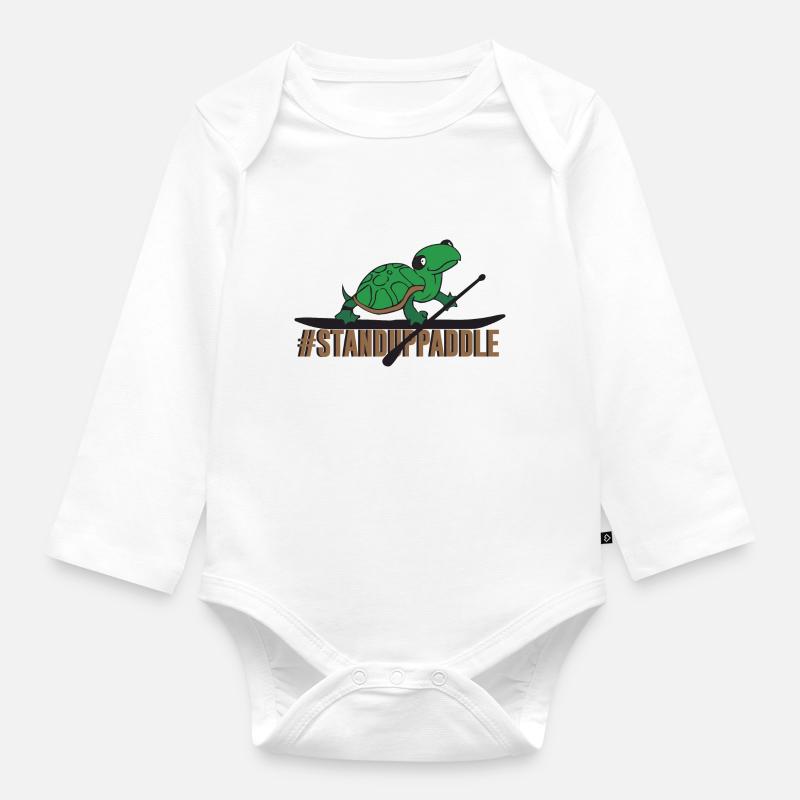 SOUPER - Body Bébé bio manches longues - blanc