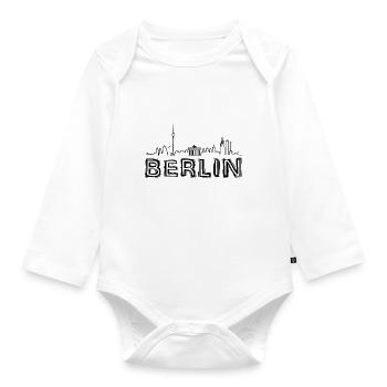 BERLIN 2023 Germany Capital - Organic Longsleeve Baby Bodysuit - white - Front