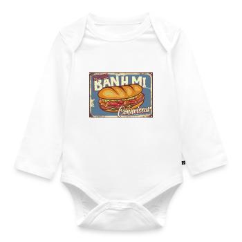 Vietnam Viet Banh Mi Brot Vietnamese I Geschenk - Baby Bio-Langarm-Body - Weiß - Vorne