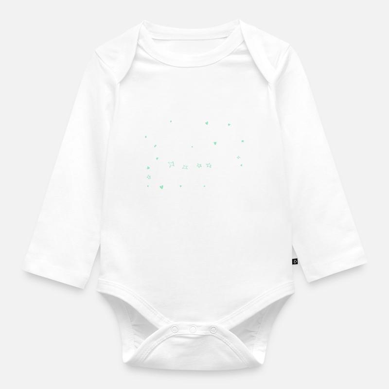 Willst du mein Patenonkel werden - Baby Bio-Langarm-Body - Weiß