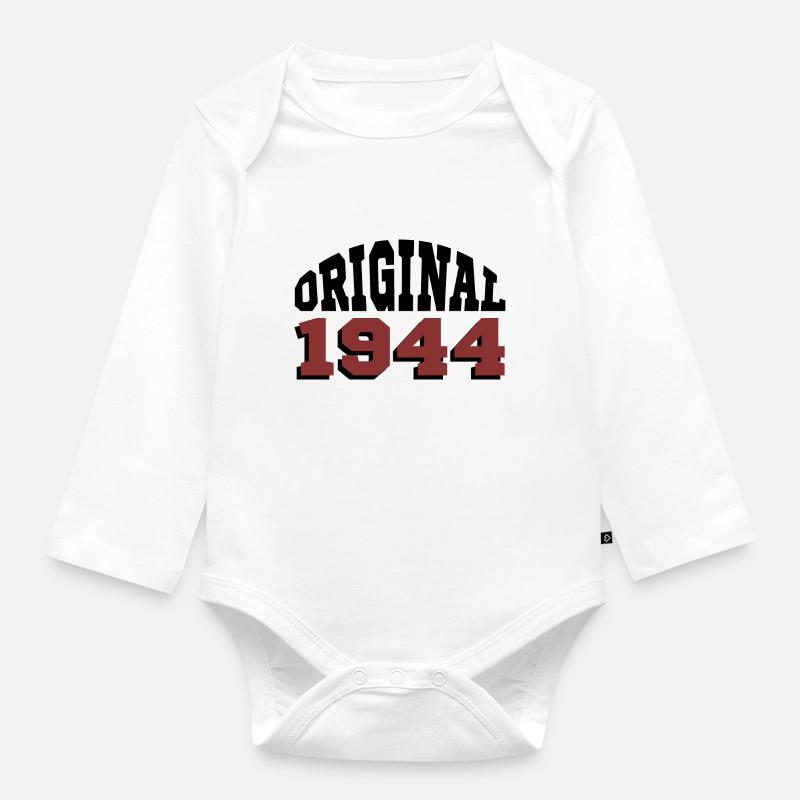 Original 1944 - Body Bébé bio manches longues - blanc